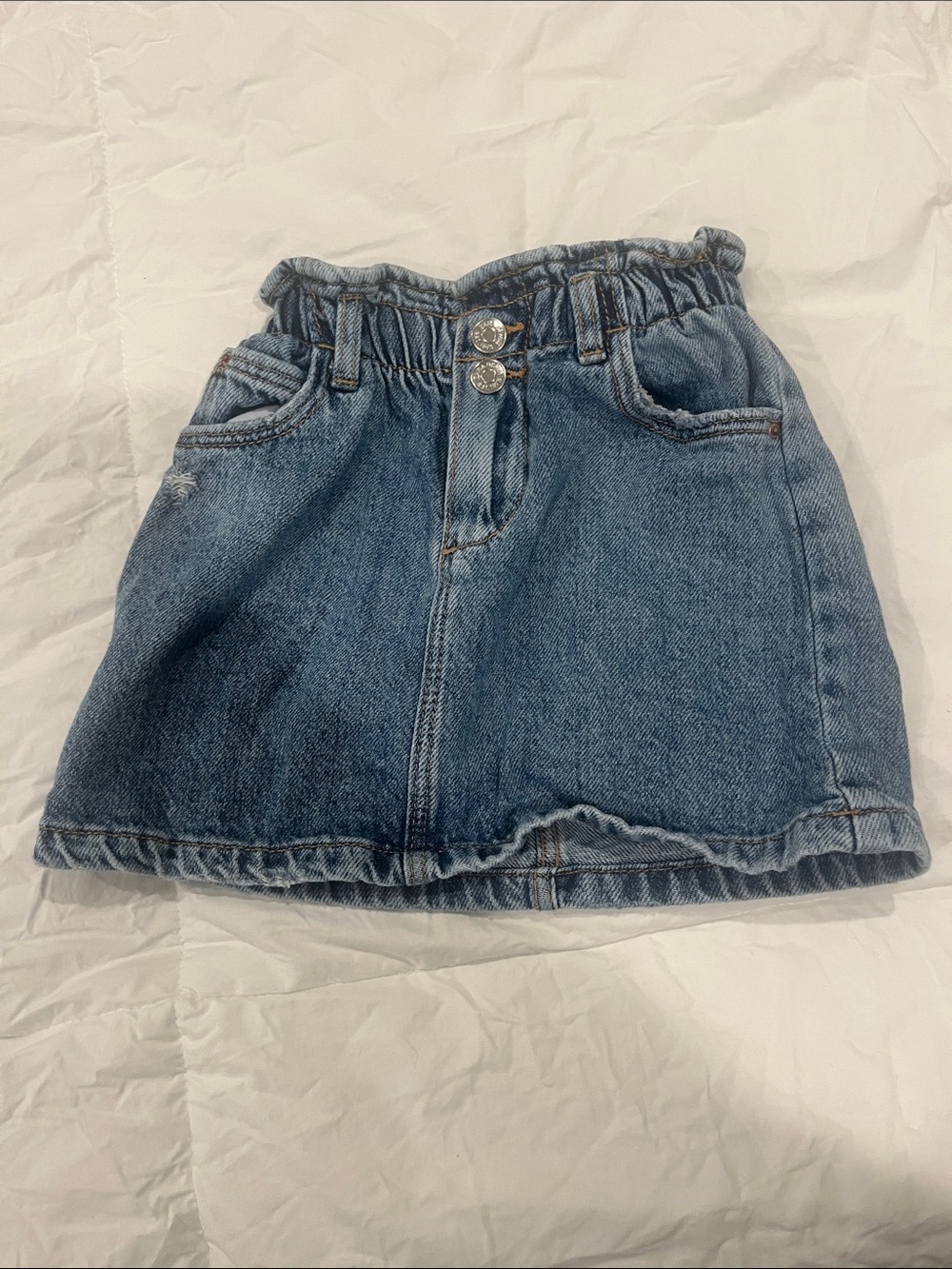 Zara Blue Denim Kids Skirt